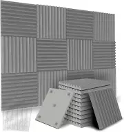 12 Pack Acoustic Panels, 12"X 12"X1" Sound Proof Foam Panels, High Density Sound