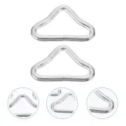40 PCS Replacement Triangle Ring for Trampolines Buckle Child