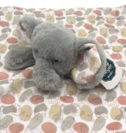 Mary Meyer Baby Elephant Security Blanket Lovey Plush 13" Neutral Kalahari New