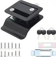 Car Styling RV Door Lock Replacement Vehicle Repair Parts Wear Resistant Sturdy Parts(Black)