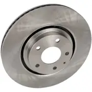 Front Brake Rotors For 2016-2022 Mazda CX-9 Plain Vented 5 Bolt Hole Cast Iron (for: Mazda)
