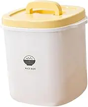 CONGARTENO 1Set Household Plastic Rice Bucket Moisture Storage Container with Open Lid for Rice Flour and Grains Lightweight and Versatile Kitchen Organizer