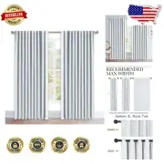 Triple Weave Cloud Grey Window Panels – Chic & Energy Efficient Blackout Drapes