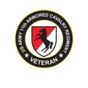 US 11th Armored Cavalry Regiment Veteran Sticker