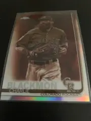 2019 Topps Chrome Sepia Refractor #160 Charlie Blackmon Rockies PWE Ship