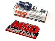MSD IRIDIUM SPARK PLUGS FOR 91-99 BMW 318 FREE MSD EMBLEM (for: BMW)