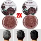 2PCS Organic Grey Reverse Shampoo Bar Hair Darkening Shampoo Soap Hair Shampoo