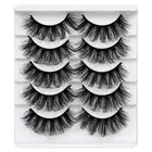 ALICROWN Mink Lashes Faux Wispy Natural Volume Lashes Pack 5D Thick Volume Cr...