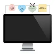 2 Pieces Monitor Memo Board Top Mount,18“ Monitor Sticky Note Holder,Universa...