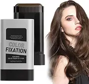 Swarous Long Lasting Hair Color Stick, Carylook Hair Color Stick, Instant Hairs Sticks with Built-In Comb, 2-in-1 Portable Hairs Dye Comb for Gray Coverage Quick Touch-Up (Dack Brown)