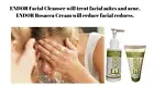 Rosacea facial cream and facial wash.