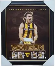 Nick Watson Hawthorn Hawks Official Licensed AFL Print Framed