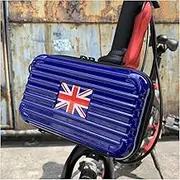Breast Milk Storage Bag Folding Bicycle Hard Shell Bag with Fixed Bracket Fashion Storage Bag Personalized Decoration Storage Bag (Size : 12)