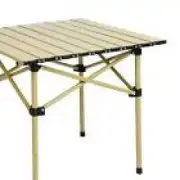 Camping Folding Table Chairs Set Steel Table Lightweight