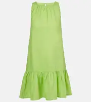 [Asceno] Asceno Adana linen minidress AU 10 green