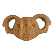 In-wood Oz Baby Brown Koala 12cm Wood Teether Toy Chew Sensory Teething 0m+