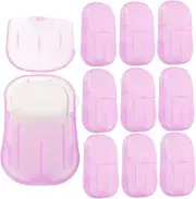 PAMINGONO Portable Soap Sheets Travel Hand Washing Soap Slices Lightweight for Outdoor Camping Safe Easy to Use Convenient for Boys and Girls Adults