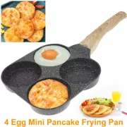Egg Frying Pan Aluminum 4 Cups Egg Frying Pan Nonstick Mini Egg Cooker njsmG