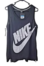 Nike Prep Futura Tank Singlet Black Women's Size M BNWT Gym Fitness Running