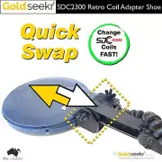 Goldseekr Quick-SWAP COIL ADAPTER SHOE for Minelab SDC2300 using Coiltek Kit.