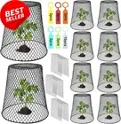 Chicken Wire Cloche Plant Covers 10 Pcs Heavy Duty Garden Protectors 9.13In