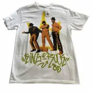 NWT RUN DMC Official King Of Rock 85’ Graphic T-Shirt White Men’s MEDIUM