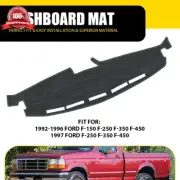 Dashboard Cover Dash Mat Sunshield Protector Gray For 1992-1997 Ford F-Series O