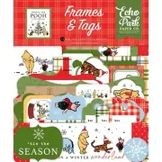 Echo Park Cardstock Ephemera Winnie The Pooh Christmas Frames & Tags