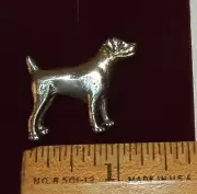 Hand and Hammer H&H Sterling Silver Jack Russell Terrier Dog Jewelry Pin MIB
