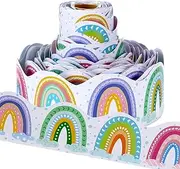 66 Feet Bulletin Board Borders Rainbow Bulletin Board Trim Classroom Borders for Bulletin Board Colorful Borders Classroom Bulletin Scalloped Border Classroom Decorations School Borders