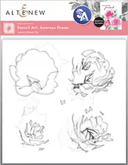 Altenew Stencil Art- Amorous Dream Layering Stencil Set (6 in 1)