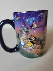 Walt Disney World Mug Alice Belle Beast Bambi Thumper Dumbo Pinnochio etc Epcot