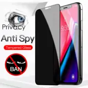 Full Cover Private Screen Protector For iPhone 16 15 14 13 12 11 Pro Max XS XR 7