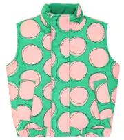 [Jellymallow] Jellymallow Pink Dot padded vest Y 4 green