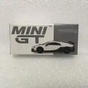 Bugatti Chiron Pur Sport White LHD #MINI GT 1/64 #MGT00569-L