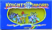 Britains Deetail # 7775 - 7 Silver Knights - MIB - 1st series w paper shields