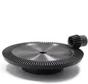 MCMATUTKEQ 2pcs 1:4 Bevel Gear 2 Modulus 15teeth + 60teeth 90 Degree Drive Commutation Steel Gears Steel Gears