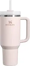 Stanley Quencher H2.0 Tumbler with Handle and Straw 40 oz | Flowstate 3-Position Lid | Cup Holder Compatible for Travel | Insulated Stainless Steel Cup | BPA-Free | Rose Quartz