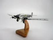Junkers JU-52 Bomber Airplane Desktop Mahogany Kiln Dried Wood Model Regular New