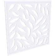 ProtectorAl 300 - 940 x 300 - 940mm Surfmist Large Leaf Framed Composite Decorative Panel