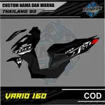 COOL STRIPING HONDA VARIO 160 泰國風格 03 RACING BOY 已剪輯,只需粘貼