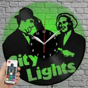 LED Clock City Lights Vinyl Record Wall Clock Led Light Wall Clock 4335