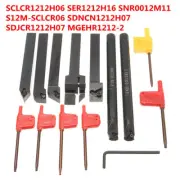 7pcs Set Of 12mm Lathe Turning Boring Bar Tool Holder for carbide insert