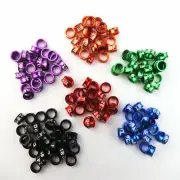 100PCS 7mm Aluminium Closed-loop Bird Leg Bands