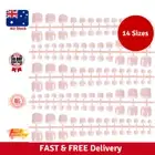 140Pcs False Toenails, French Fake Toe Nails Tips, Artificial Toenail Full Co...