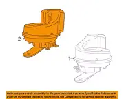 CHRYSLER OEM 98-20 CV Electrical Horn-High Note Horn 5026986AD (for: Chrysler)