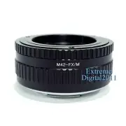 M42-FX/M Macro Lens Adapter Focus Helicoid Tube for M42 Lens to Fuji X FX Camera