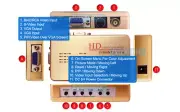 BNC RCA S-Video To VGA 1920x1200 Video Scaler For CCTV Cam DVR