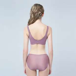 SWEAR 思薇爾 美波曲線系列 E-H罩 調整型 蕾絲 涼感 包覆 大罩 塑身 女內衣 (風信紫)