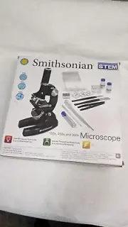 Microscope Kit Kids Ages 8+ STEM Smithsonian, New in Box
